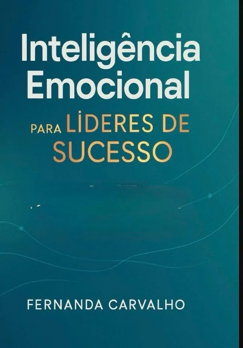 Capa do livro Inteligência Emocional para Líderes de Sucesso, de Fernanda Carvalho — guia prático de liderança, autoconsciência e tomada de decisão sob pressão para líderes em tecnologia.